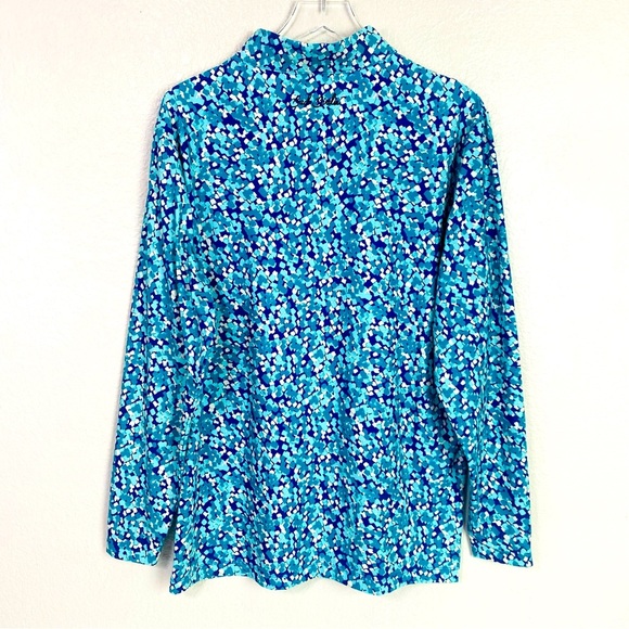 Bad Birdie Liquid Courage Quarter Zip Long Sleeve Golf Shirt Size L - Picture 4 of 9